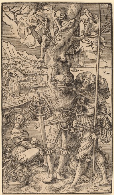 Két zsoldos és egy nő, 1524. alkotó: Urs Graf