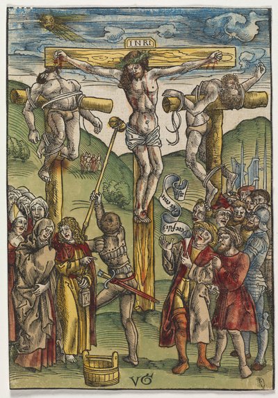 A Passió: A keresztre feszítés, 1508 előtt. alkotó: Urs I Graf