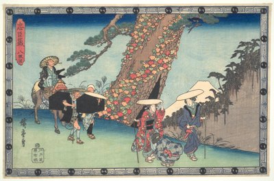 VIII. felvonás „A negyvenhét rónin hűséges szövetsége” sorozatból alkotó: Utagawa Hiroshige