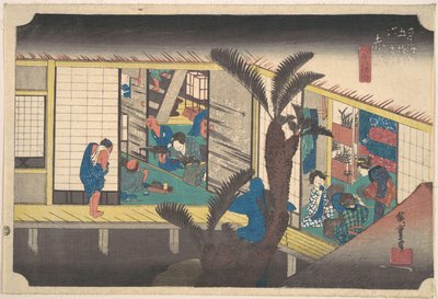 Akasaka, Ryosha Sho-fu alkotó: Utagawa Hiroshige