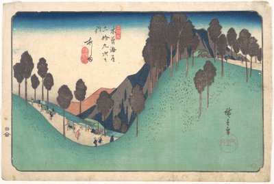 Ashida állomás alkotó: Utagawa Hiroshige