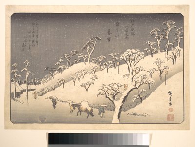 Asukayama esti hóban alkotó: Utagawa Hiroshige