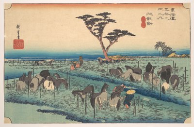 Chiriu, 40. állomás alkotó: Utagawa Hiroshige