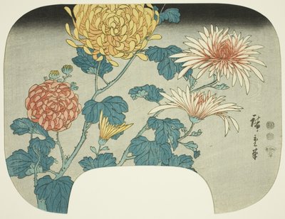 Krizantém alkotó: Utagawa Hiroshige