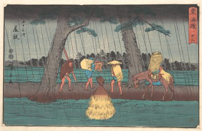Fujieda alkotó: Utagawa Hiroshige
