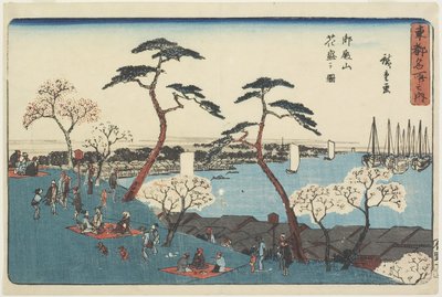 Gotenyama hegy virágzásban, 1830-1844 alkotó: Utagawa Hiroshige