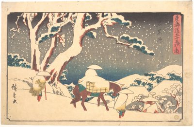 Gyosho Tokaido: Ishikushi alkotó: Utagawa Hiroshige