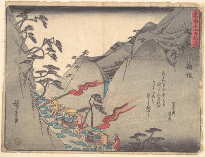 Hakone alkotó: Utagawa Hiroshige