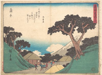 Kambara alkotó: Utagawa Hiroshige