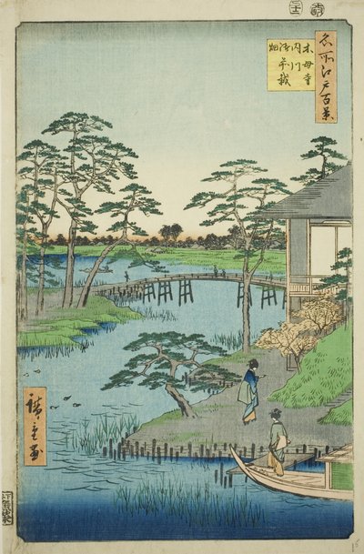 Mokumo kézi MP, belső tag t, d terv előétel után más nézet)” alkotó: Utagawa Hiroshige