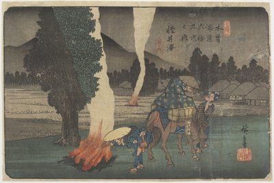 No.19 Karuizawa, 1830-1844 alkotó: Utagawa Hiroshige