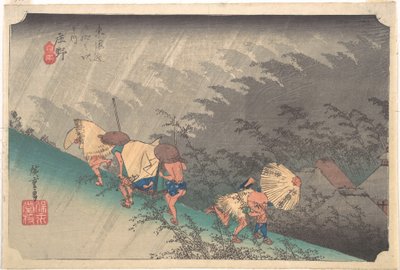Hirtelen zápor Shōnóban alkotó: Utagawa Hiroshige