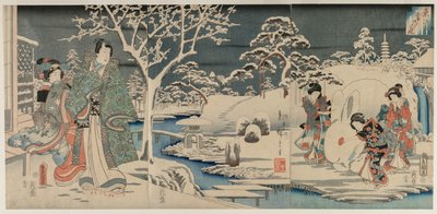 A Havas kert alkotó: Utagawa Hiroshige