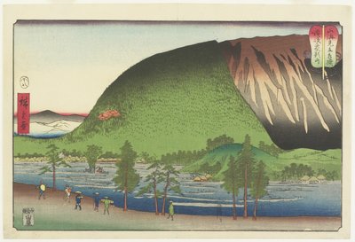 Zo_zu Mountain in Sanuki Provinces, August 1857 alkotó: Utagawa Hiroshige