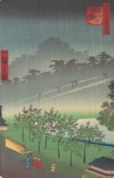 Akasaka készülék Leela hossz Space olajrendszer, nem? 1859. alkotó: Utagawa Hiroshige II
