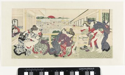 Szerelmes párok a verandán alkotó: Utagawa Kunisada (I)
