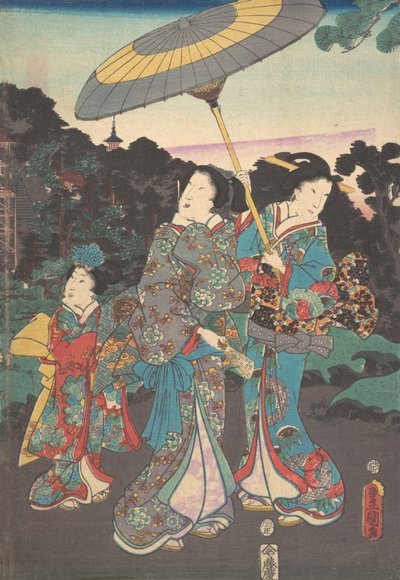 Nyomtatás. alkotó: Utagawa Kunisada
