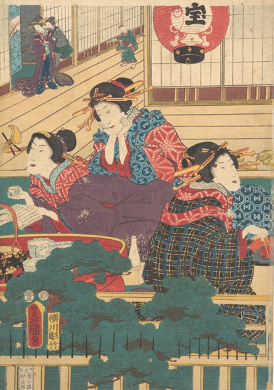 Nyomtatás. alkotó: Utagawa Kunisada