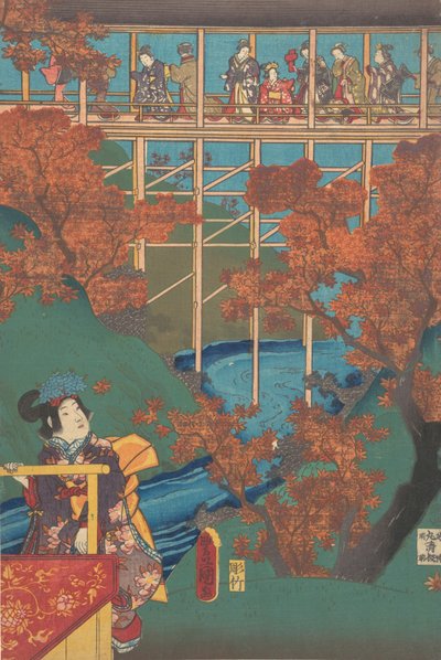 Nyomtatás. alkotó: Utagawa Kunisada