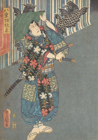 Nyomtatás, 19. század., 19. század. alkotó: Utagawa Kunisada