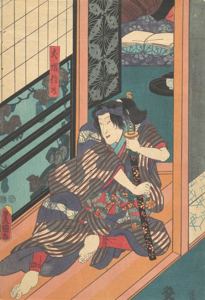 Nyomtatás, 19. század., 19. század. alkotó: Utagawa Kunisada