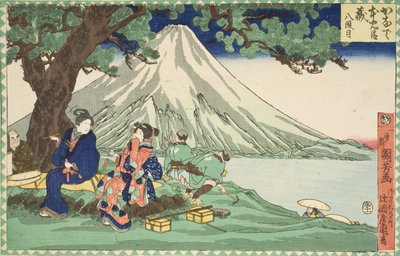 Nyolcadik felvonás: Utazás alkotó: Utagawa Kuniyoshi