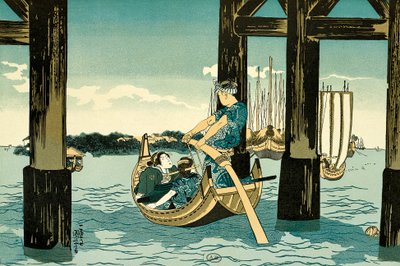 Hajós kirándulások alkotó: Utagawa Kuniyoshi