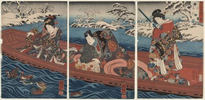 Öt elem: víz alkotó: Utagawa Kuniyoshi