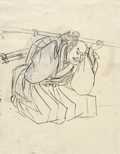 Shinano Sakon Tomoyuki vázlata alkotó: Utagawa Kuniyoshi