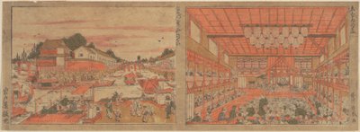 Felfrissülés Nakazuban / Kabuki színház alkotó: Utagawa Toyoharu