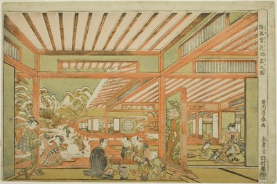 Hónéző szórakozás alkotó: Utagawa Toyoharu
