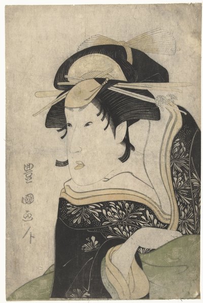 Segawa Kikunojo portréja III alkotó: Utagawa Toyokuni (I)