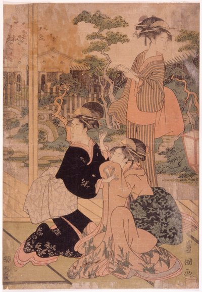 Három szépség alkotó: Utagawa Toyokuni