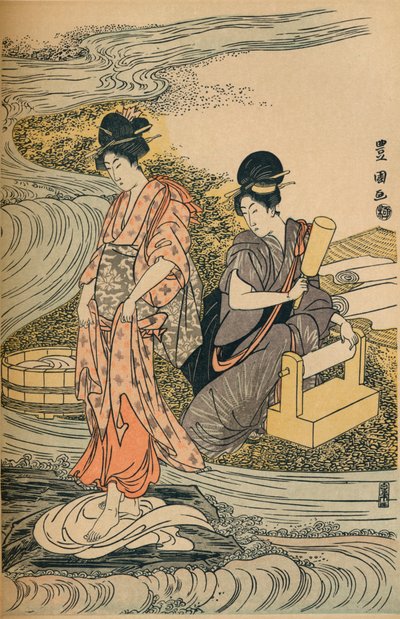 Mosóvászon, c1800 alkotó: Utagawa Toyokuni