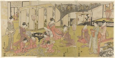 A Kártyajáték alkotó: Utagawa Toyokuni I