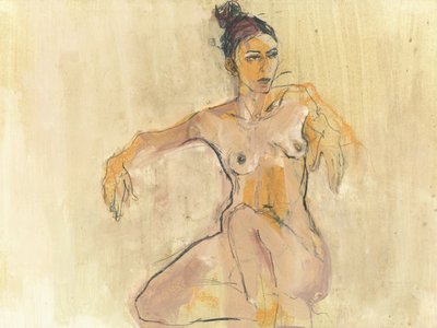Elegáns aktvázlat alkotó: Ute Rathmann