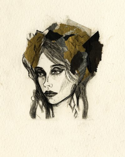 Kifejező női portré alkotó: Ute Rathmann