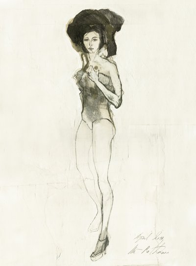 Divatfigurák rajzolása alkotó: Ute Rathmann