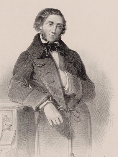 Felix Mendelssohn Bartholdy zongoraművész és zeneszerző portréja 1809-1847. alkotó: V. Guillet