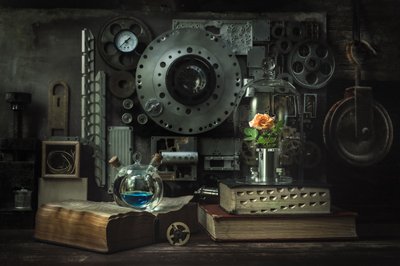 Steampunk rózsa-tanulmány alkotó: Vadim Kulinsky