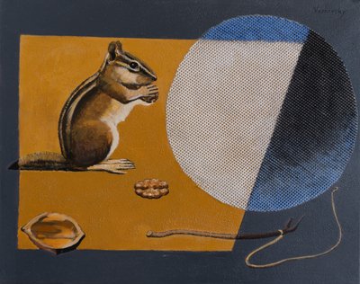 Chipmunk Escape The Trap, 2021 (akril, vászon) alkotó: Vadym Vaskovsky