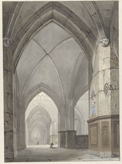 Kerkinterieur alkotó: Valentijn Bing