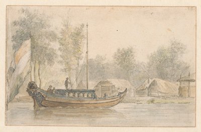 Willem III bodegraveni táborának kilátása alkotó: Valentijn Klotz (manner of)