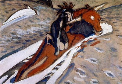 Valentin Serov elrabolta Európát 1910-ben alkotó: Valentin Aleksandrovich Serov