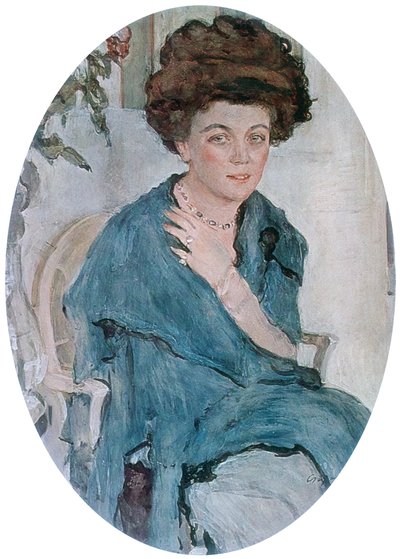 Portré OP Elena Olive, alkotó: Valentin Aleksandrovich Serov