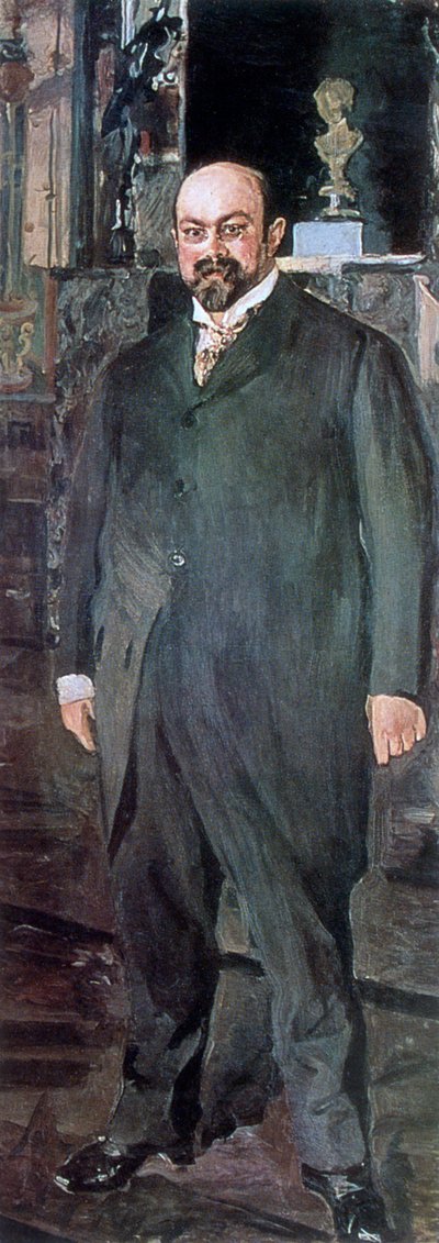 Mihail Abramovics Morozov portréja, 1902 alkotó: Valentin Serov