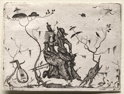 Szerelmespár, 1626. alkotó: Valentin Sezenius
