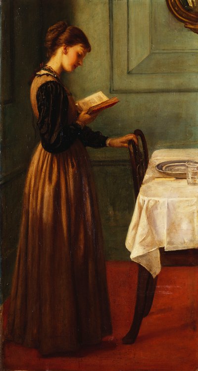 Tanulmány egy olvasó lányról alkotó: Valentine Cameron Prinsep
