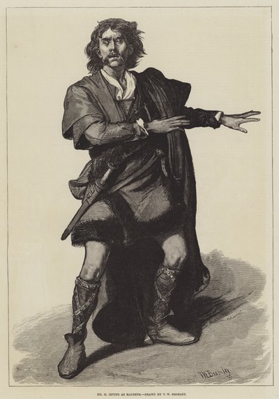 Mr H Irving mint Macbeth alkotó: Valentine Walter Lewis Bromley