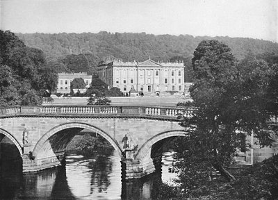 Chatsworth-ház, 1896 alkotó: Valentine and Sons Ltd